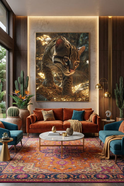 Art Print wAIld Life - The Gold Digger