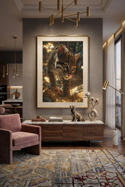 Art Print wAIld Life - The Gold Digger