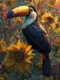 Art Print wAIld Life - A Quiet Morning in the Garden