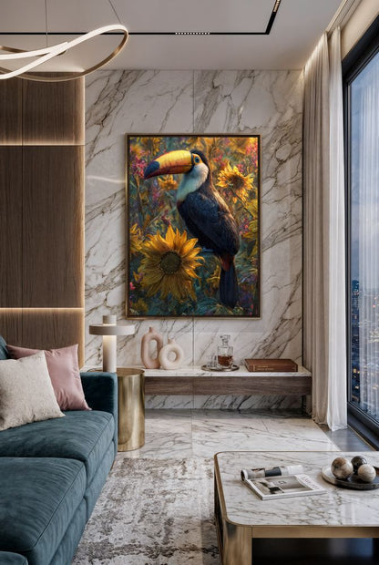 Art Print wAIld Life - A Quiet Morning in the Garden