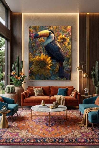 Art Print wAIld Life - A Quiet Morning in the Garden