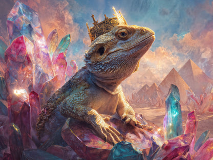 Art Print wAIld Life - Crowned in the Desert