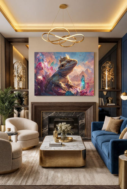 Art Print wAIld Life - Crowned in the Desert