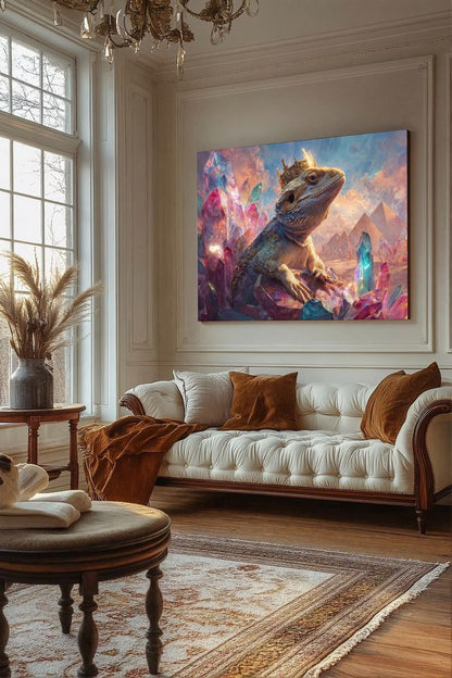 Art Print wAIld Life - Crowned in the Desert
