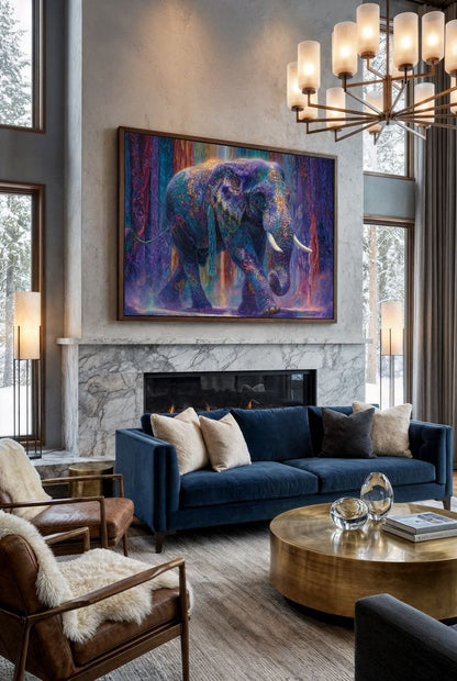 Art Print wAIld Life - Walking Through Color