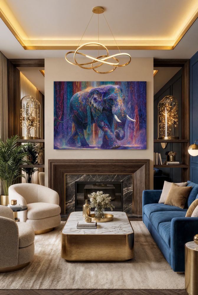 Art Print wAIld Life - Walking Through Color