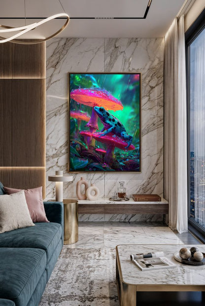 Art Print wAIld Life - A Bright Rainy Moment