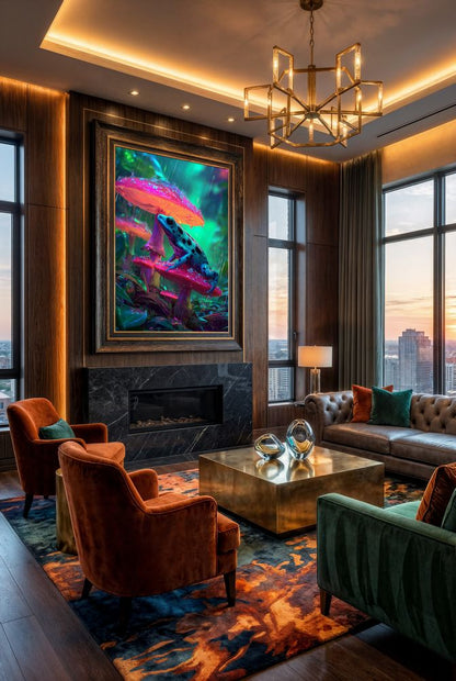 Art Print wAIld Life - A Bright Rainy Moment