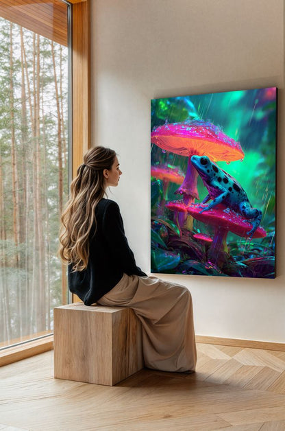 Art Print wAIld Life - A Bright Rainy Moment