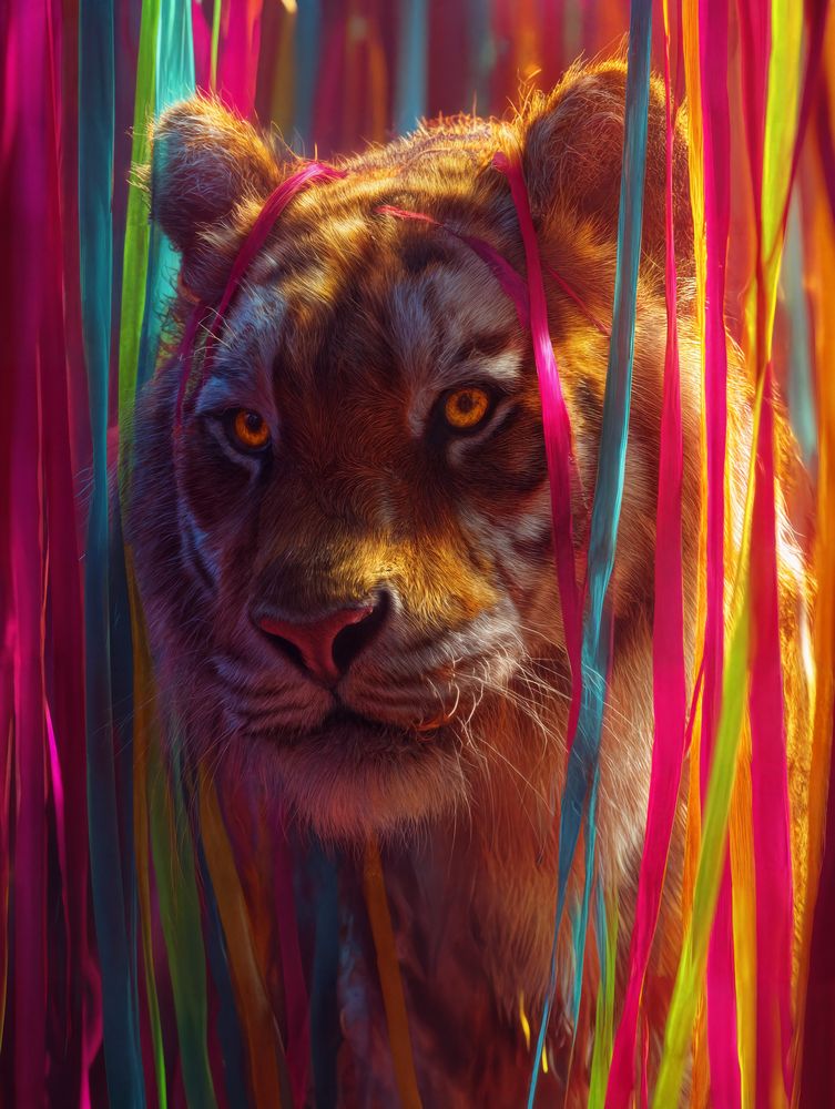 Art Print wAIld Life - Color and Power