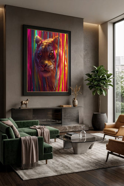 Art Print wAIld Life - Color and Power