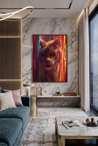 Art Print wAIld Life - Color and Power