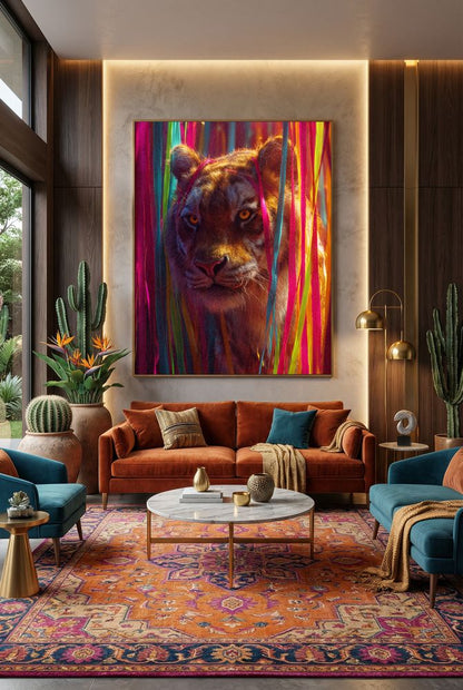 Art Print wAIld Life - Color and Power