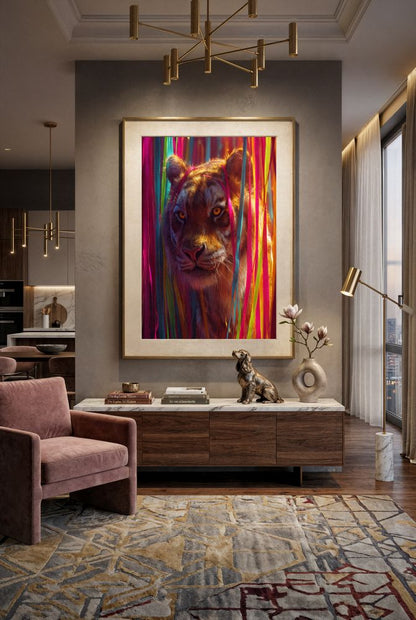 Art Print wAIld Life - Color and Power