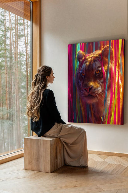 Art Print wAIld Life - Color and Power
