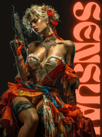 AI Artists Battle Poster SensuAI