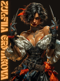 AI Artists Battle Poster Zulfiia Ermakova